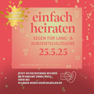 Plakate für Einfach heiraten 2025