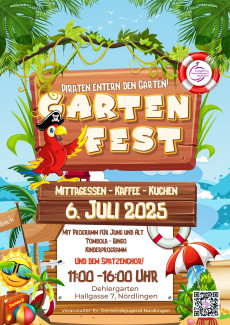 Plakat Gartenfest