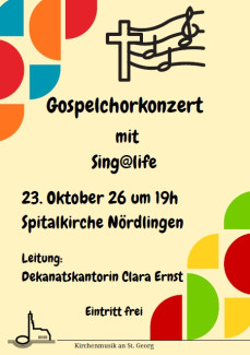 Plakat Gospelchor 2026