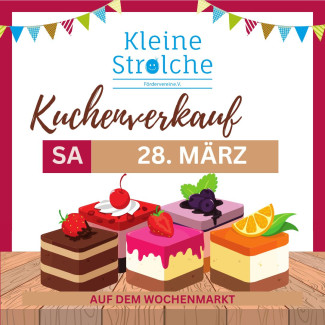 Plakat Kuchenverkauf