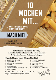 10 Wochen MIT - Aktion für die Tafel