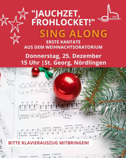 Plakat für die Veranstaltung