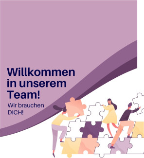 Plakat "Willkommen im Team"